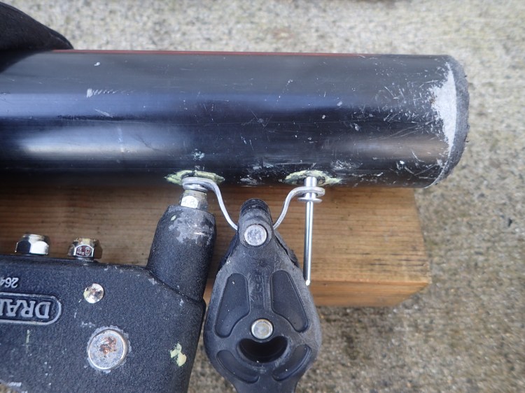 Boom, Laser, rivet, mainsheet block